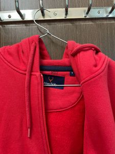 Red Full Zip Hoodie