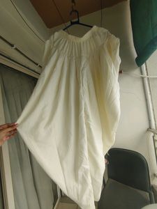 Medium Size, Elastic , Dhoti Style, White Pajama