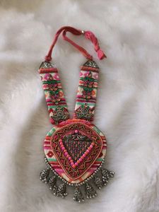 Boho Ethnic Fabric Necklace