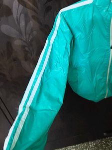 Teal Windbreaker Jacket