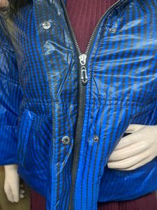 Stylish Blue Puffer Jacket