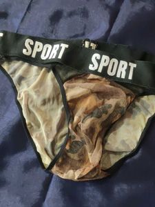 Men's "SPORT" Camo Mesh Briefs