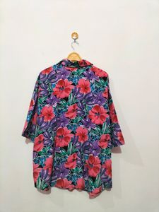 Unisex Floral Print Shirt