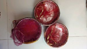 Decorative Puja Baskets Set