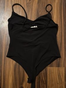 Chic Black One-Piece Swimsuit