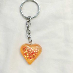 Heart-Shaped Keychain
