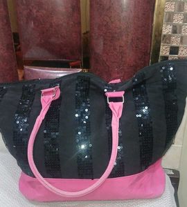 Victoria's Secret Pink &amp; Black Tote