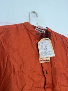 Men's Orange Kurta
