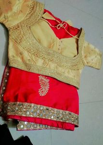 Elegant Mirror Work Saree