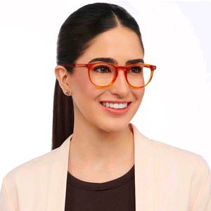 Lenskart John Jacobs Online Orange Full Rim ROUND