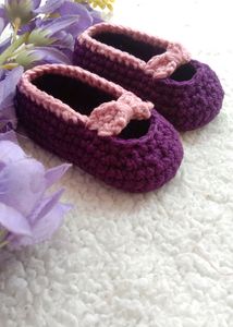 Handmade Baby Booties 3-6 Months
