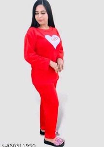 Woollen Fur Night Suit 1 Time Used Only