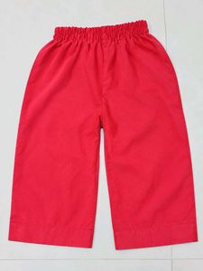 Kids Red Ethnic Floral Kurti Set