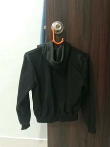 Black Zip-Up Hoodie