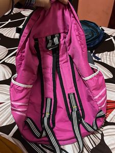 Cute Pink &amp; Grey Backpacks Set