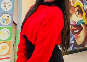 Red Crop top