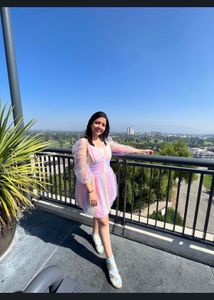 Rainbow Pastel Organza Dress