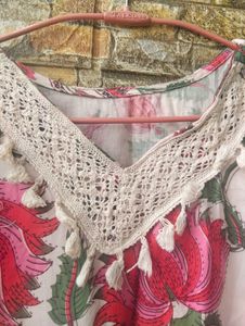 Boho Floral Print Kurta