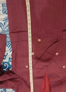 Maroon korean coat