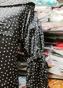 Chic Polka Dot Off-Shoulder Top