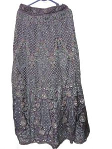 Embellished Lavender Silk Blouse