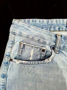 Light Wash Denim Shorts
