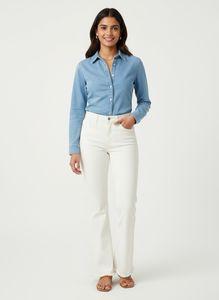 White Flare Jeans