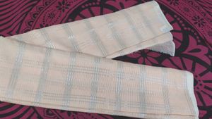 Silver Thread Lineing Saree
