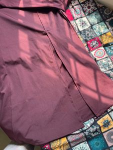 Elegant Burgundy Puff Sleeve Dress