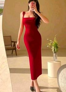 Elegant Red bodycon Dress