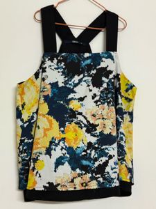 Colorful Abstract Print Tank Top