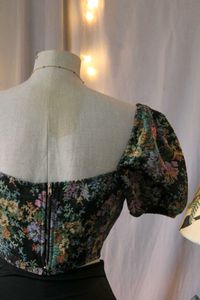 Floral Print Corset Top