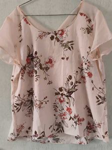 Pretty Floral Print Top