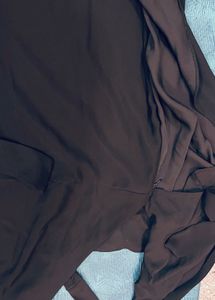 ZARA Elegant Black Wrap Mini Dress