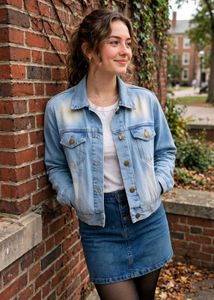 Classic Light Wash Denim Jacket