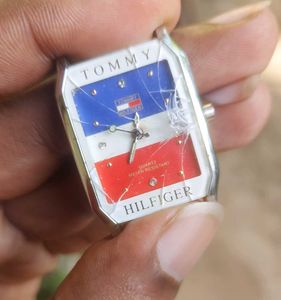 Tommy Hilfiger men's Watch glass broken
