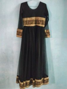 Elegant Black &amp; Gold Gown