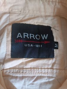 Arrow Light Orange Button-Down Shirt - Size M