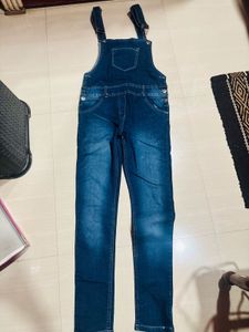 Women's Denim Overalls Jumpsuit