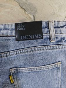 Ripped Light Wash Denim Jeans