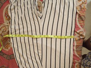 White Stripped Jumpsuit