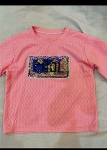 Pink Sequin Embellished Top💗