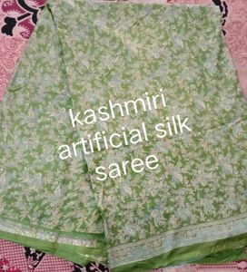 Beautiful Green floral Saree