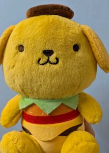 Sanrio Pompompurin Burger Plush Toy