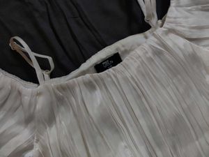 White Puff Sleeve Top