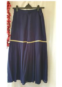 Navy Blue Sharara Set