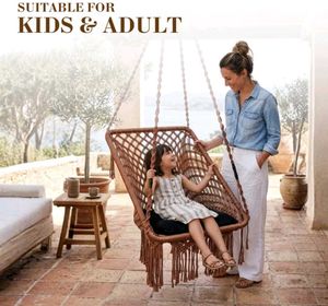 Boho Macrame Hanging Chair (Brand New)