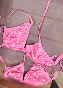 Pink String Bikini Top 2 pcs