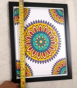 Handmade Mandala Painting Frame