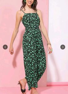 Chic Floral Print Jumpsuit